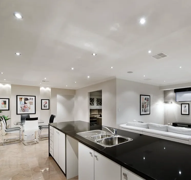 Residential lighting installation by Diverse Electrics